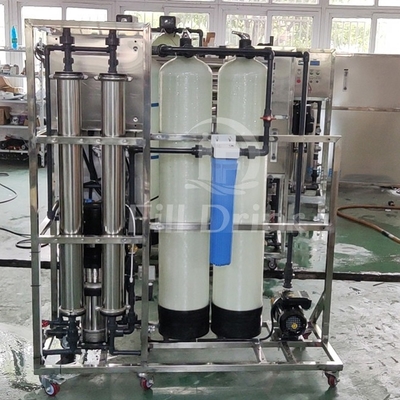 Коммерчески системы водоочистки обратного осмоза 2000L/H расквартировывая SUS 304 с автоматическим клапаном